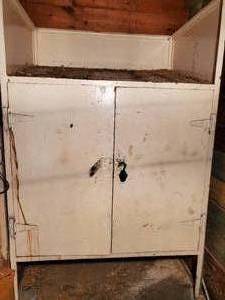 lot 467 image: Large metal work station 37.526...