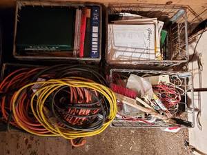 lot 472 image: 4 metal crates plus contents includ...