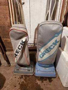 lot 481 image: 2 Oreck upright vacuum cleaners...