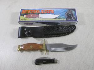 lot 3 image: (CNTR) 10 12 Fixed Blade Knife wi...