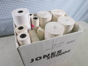 lot 13 image: (CSB) Box Full Rolls of Thermal Rec...
