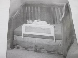 lot 38 image: (EW5) KidCo Convertible Crib Mesh B...