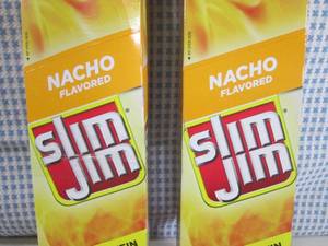 lot 46 image: (B-1) 2 Boxes Slim Jim Nacho Flavor...
