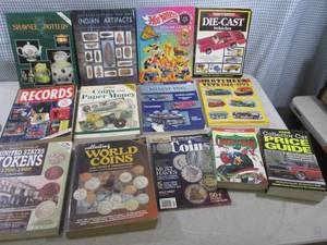 lot 70 image: (F-3) Assorted Collector Books Pric...