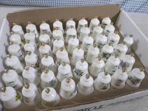 lot 93 image: (RM2) 49 Bone China Bells Danbury M...