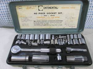 lot 104 image: (BS) 40pc Socket Set...