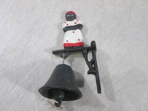 lot 109 image: (EC1) Cast Iron Bell and Wall Mount...