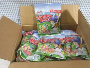 lot 124 image: (B-2) Case 24 Bags Fruity Sour Gumm...