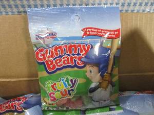 lot 126 image: (B-2) Case 24 Bags Fruity Sour Gumm...