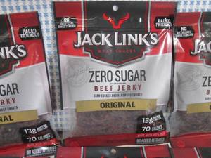 lot 144 image: (B-2) 6 Bags Jack Links Original Ze...