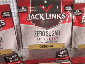 lot 145 image: (B-2) 6 Bags Jack Links Original Ze...