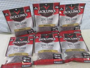 lot 146 image: (B-2) 6 Bags Jack Links Original Ze...