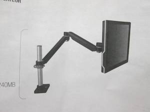 lot 165 image: (EW5) 3M Monitor Arm Mount Open Box...