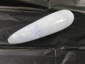 lot 167 image: (FS) Blue Calcite Massage Wand 6 1...
