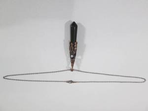 lot 168 image: (FS) Obsidian Necklace - Pendant is...