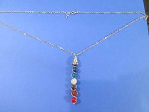 lot 169 image: (FS) Chakra Necklace - Pendant is 3...