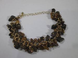 lot 174 image: (FS) Tiger Eye Stone Bracelet...