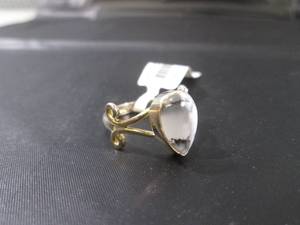 lot 178 image: (FS) Dendritic Agate Ring Size 8...