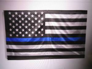 lot 197 image: (EC1) 3 ft x 5 ft Blue Line America...