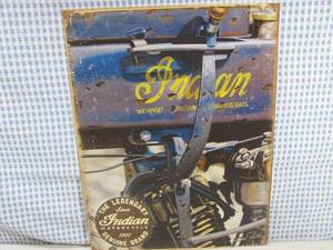 lot 240 image: (EC1) Indian Motorcycles Tin Sign 1...