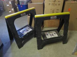 lot 250 image: (EW7) Pair of WorkHorse Work Stands...