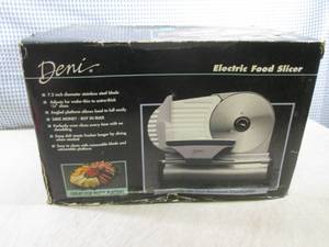 lot 321 image: (EW4) Deni Electric Food Slicer - N...