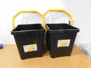 lot 50 image: 2 - New HDX 7 Gal. Job Tote in Black