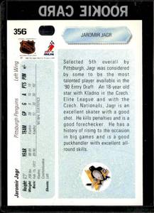 1990 Upper Deck Jaromir Jagr Rookie #356
