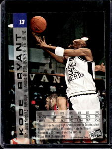 1996 Press Pass Kobe Bryant Rookie #13