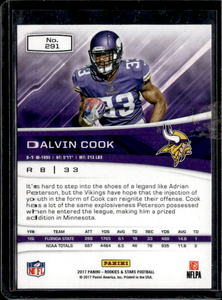 2017 Rookies & Stars Dalvin Cook Rookie #291