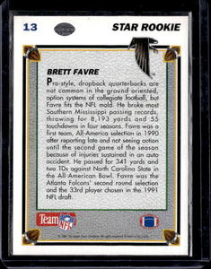 1991 Upper Deck Brett Favre Rookie #13