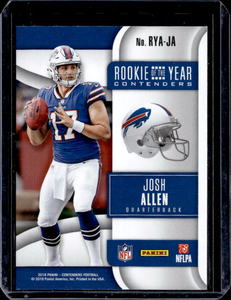 2018 Contenders ROY Josh Allen Rookie #RYA-JA