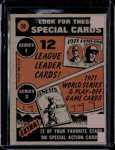 1972 Topps Willie Mays Baseball Card #50