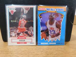 1990 Fleer Michael Jordan #26 & 1990 Fleer All Star #5