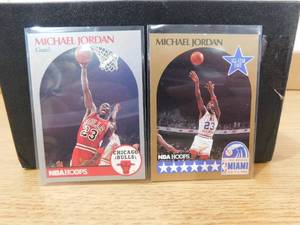 1990 NBA Hoops Michael Jordan #5 & #65