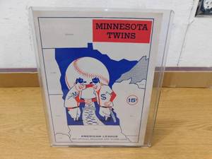 1961 Minnesota Twins Innaugural Season Program & Score Card