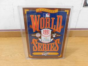 1991 Minnesota Twins World Series Souvenir Scorebook