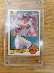 1983 Donruss Wade Boggs Rookie Card #586