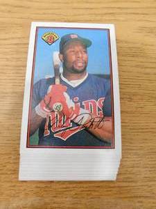 (18) 1989 Bowman Kirby Pucket Baseball Card Lot #162