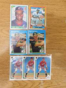 (7) Assorted Baseball Rookie Cards