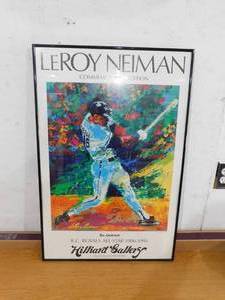 1991 Leroy Neiman Commemorative Edition BO JACKSON K.C. Royals All Star 1986-1991 21 x 32