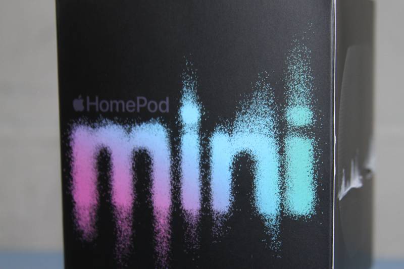 lot 13 image: Apple HomePod Home Pod Mini Intelligent Assistant Smart Home Control Wireless Internet  Bluetooth Audio Speaker System