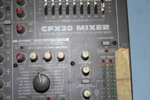 lot 36 image: Mackie CFX20  CFX 20 Compact 20-Channel 32-Bit Digital Effects & Graphic EQ Pro Audio Mixer