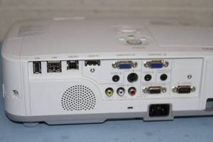 lot 104 image: NEC NP-M300W WXGA Widescreen Conference Room  Home Theater 3000 Lumen Projector  Projection System