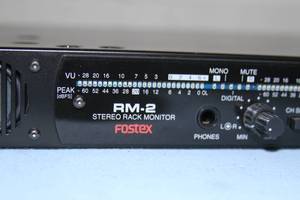 lot 117 image: Fostex RM-2 Stereo Rack Monitor Speaker System with XLR & Digital Input