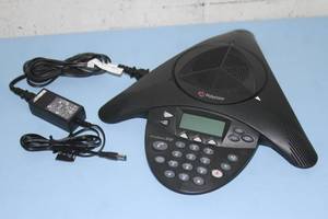 lot 130 image: Polycom Audio Conference  Conferencing Equipment - SoundStation 2W & RealPresence Trio