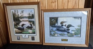 Wild America by Derk Hansen and Boundary Waters Limited Edition by Leo Stans Framed Wildlife Prints