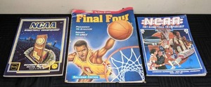 NCAA Mens College Basketball (2) Programs and (1) Final Four Souvenir Edition Magazine