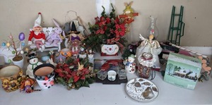 Collection of Holiday Decor Halloween, Thanksgiving, Easter, & Christmas
