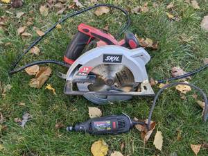 Skil Circular Saw and Dremel